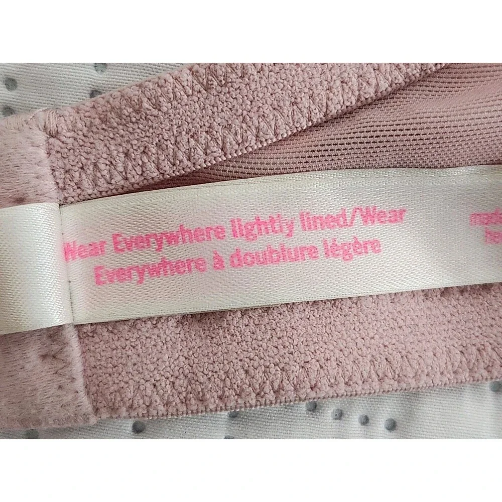 PINK VICTORIA'S Secret Bra 34DD Pink Floralwear wear everywhere Lightly Lined